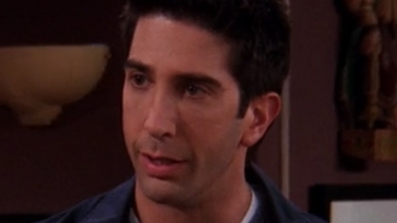 Ross listening to Rachel