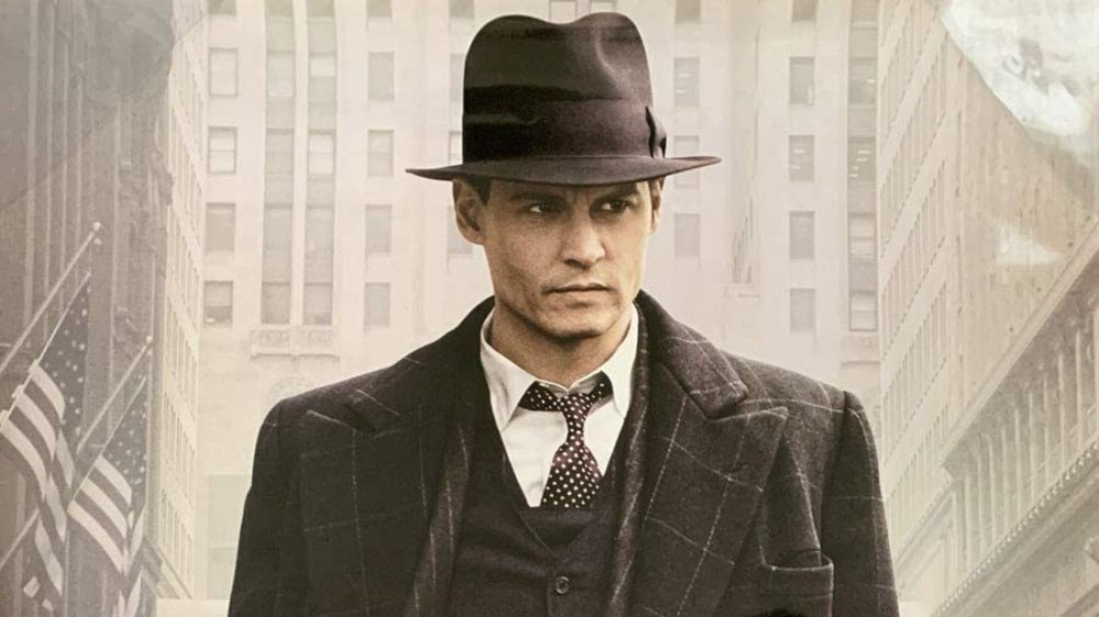 Johnny Depp as John Dillinger Public Enemies poster