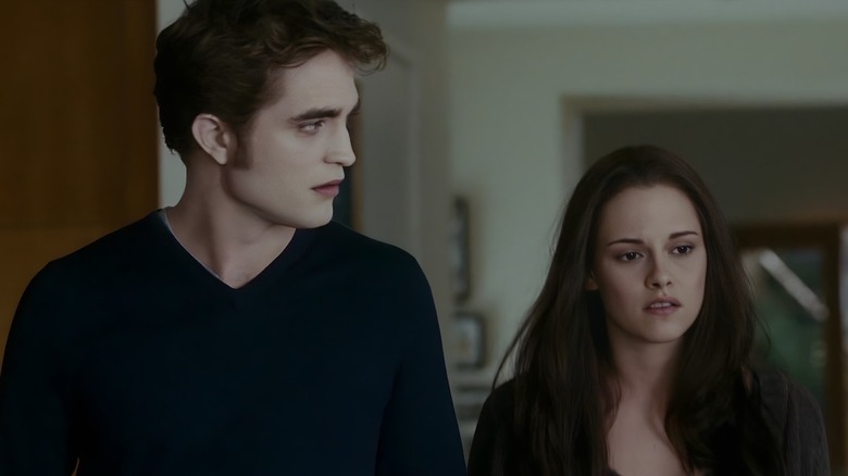Bella Swan and Edward Cullen walking