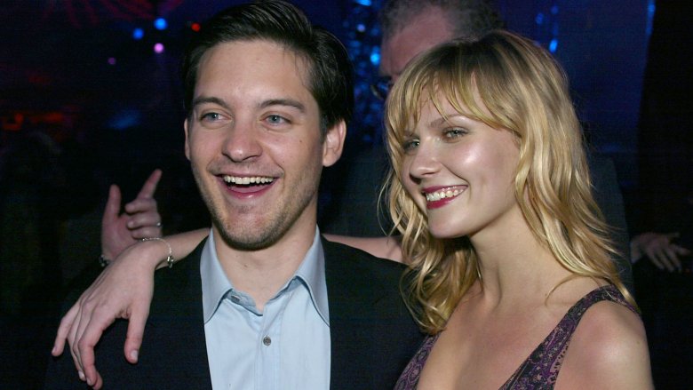 Kirsten Dunst and Tobey Maguire at an event for Spider-Man (2002)