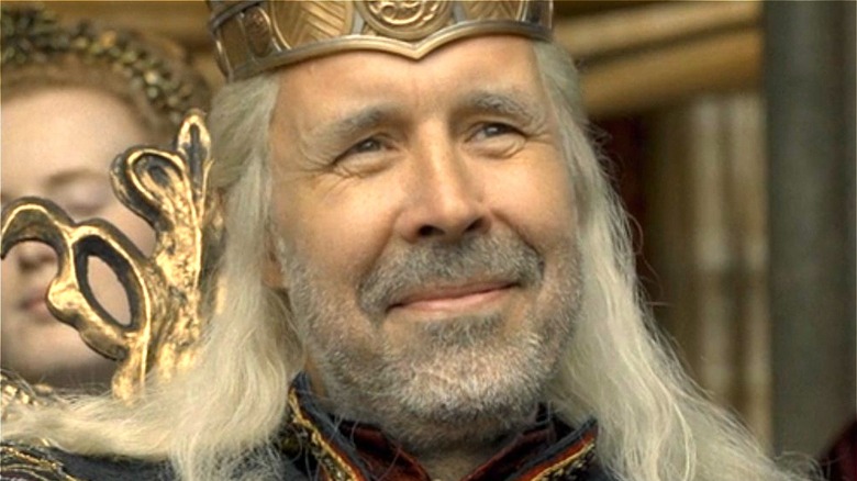 King Viserys I Targaryen smiling