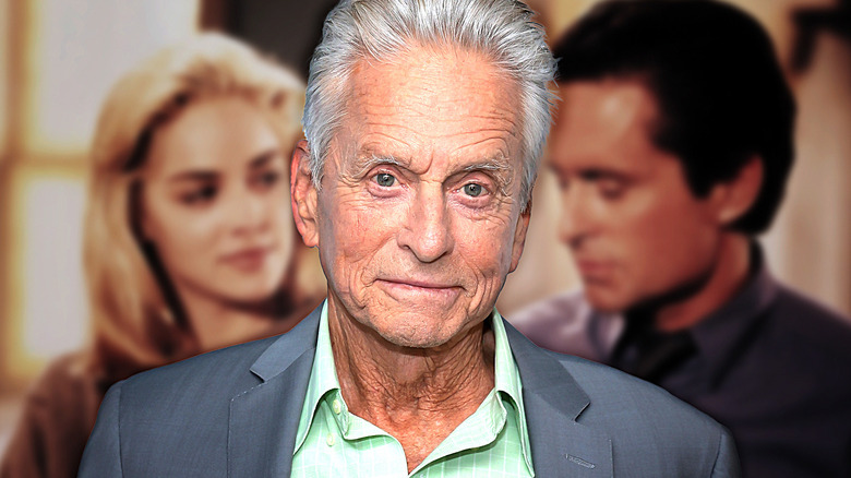 Michael Douglas in front of couple