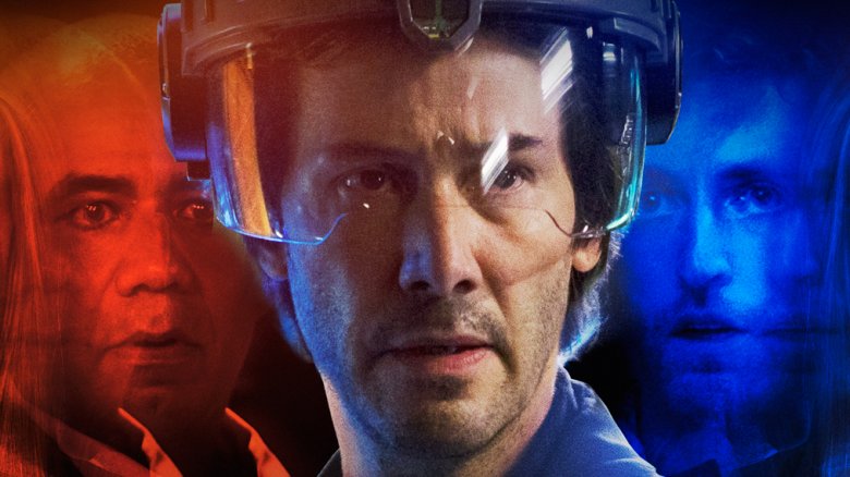 Keanu Reeves, Thomas Middleditch, and John Ortiz on Replicas poster