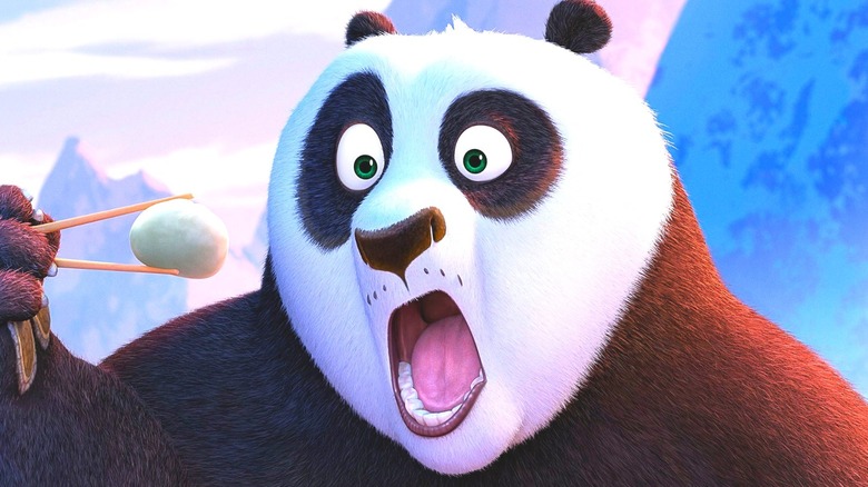 Po the Panda surprised
